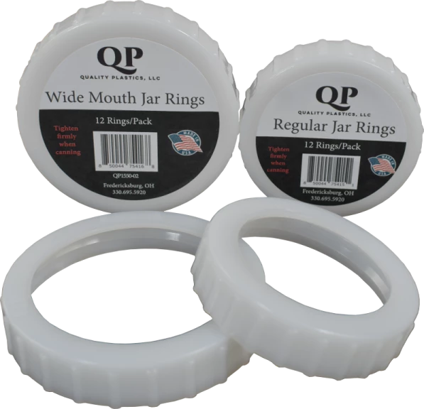 Plastic Canning Jar Rings 12 pack Quality Plastics